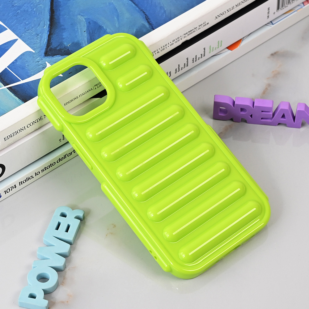 Torbica Color Rib za iPhone 15 6.1 zelena