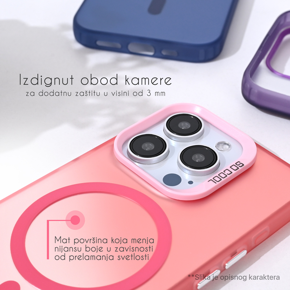 Torbica Magsafe Clear za Samsung S928B Galaxy S24 Ultra plava