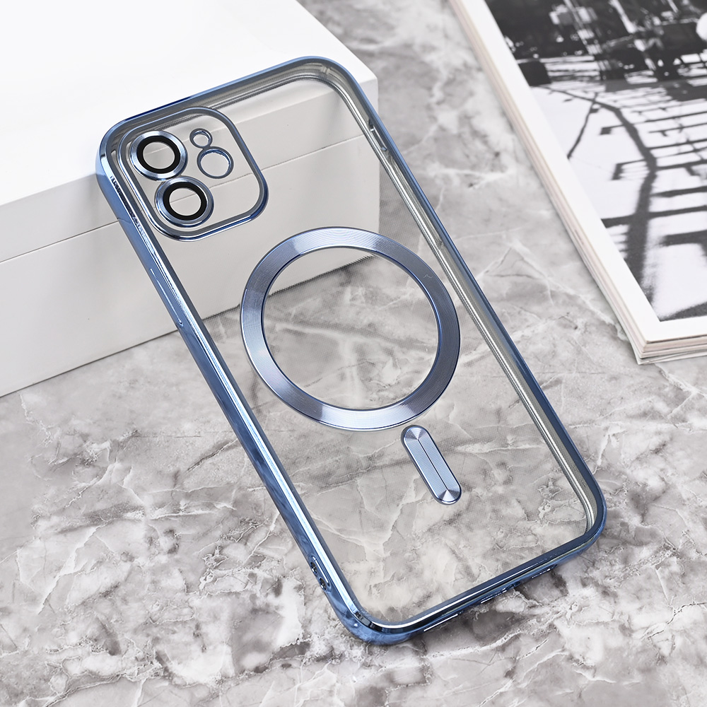 Torbica Magsafe Lux za iPhone 12 6.1 tamno plava