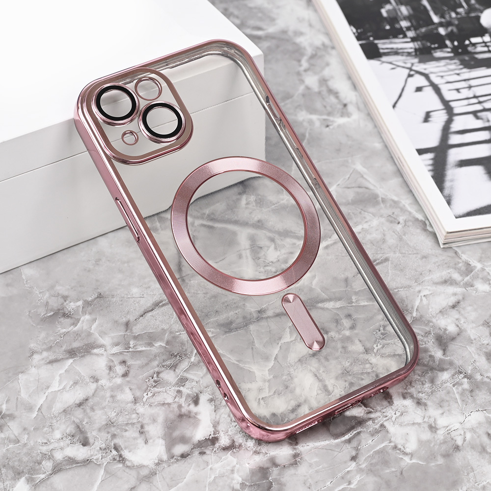 Torbica Magsafe Lux za iPhone 13 6.1 roze