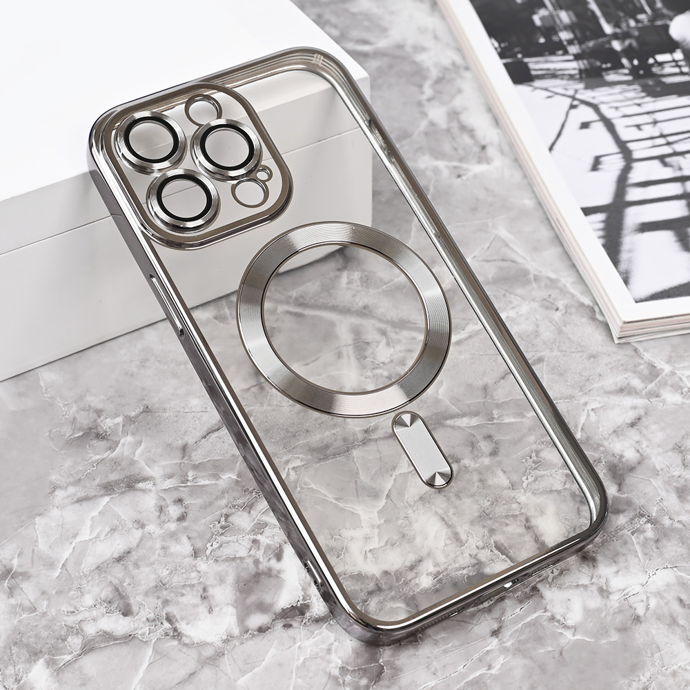 Torbica Magsafe Lux za iPhone 15 Pro Max 6.7 siva