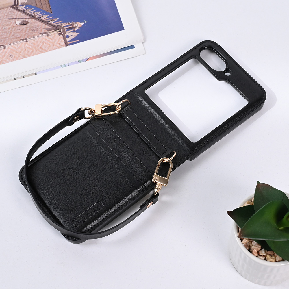 Torbica Hanman Canvas ORG za Samsung F741B/F761B Galaxy Z Flip 6/7 FE 5G crna