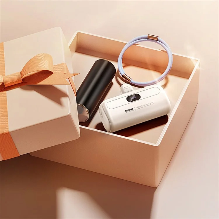 Power bank prenosiva baterija REMAX Capsule series RPP-632 2A Type C 5000mAh bela