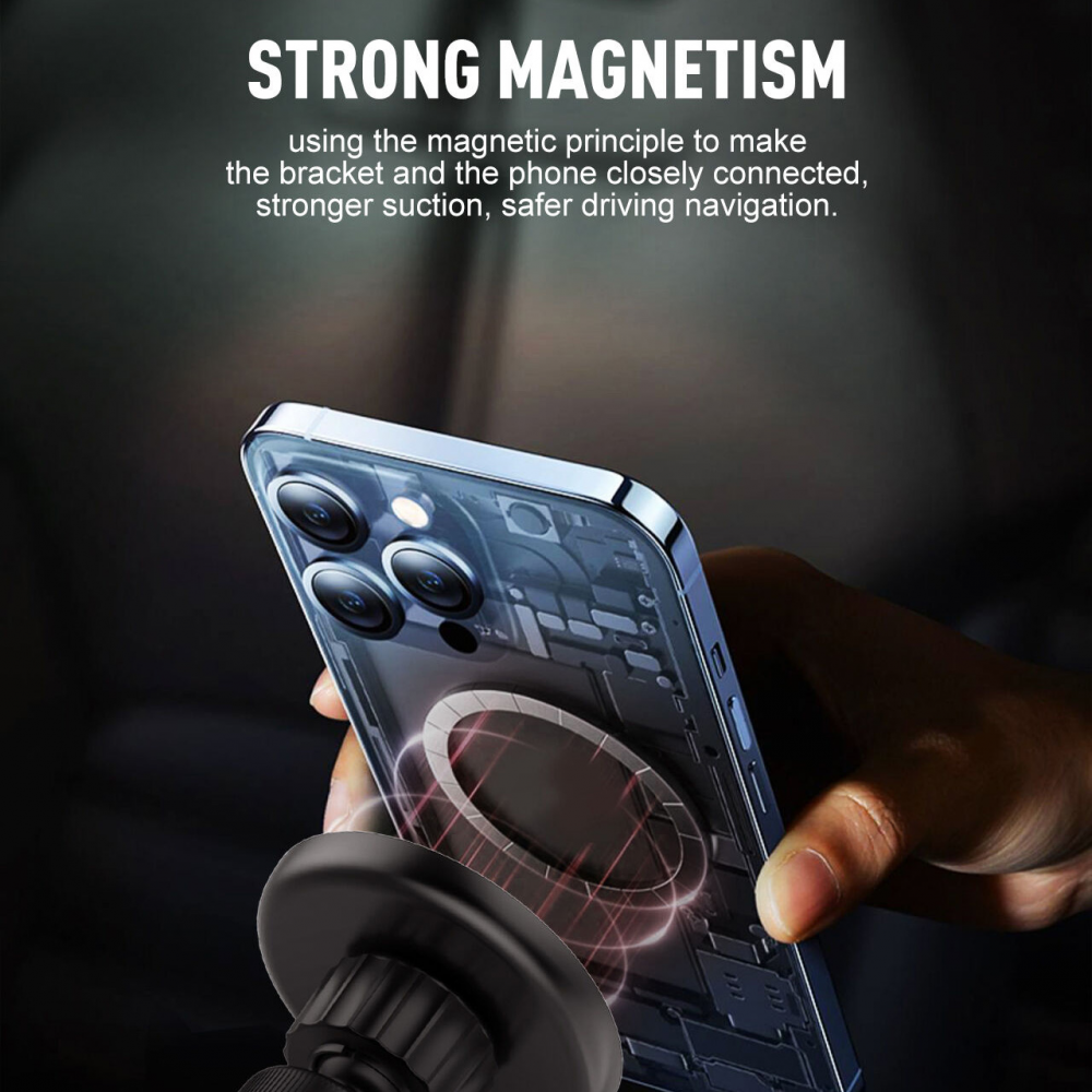 Auto stalak za ventilaciju LDNIO MA22 magnetic crni