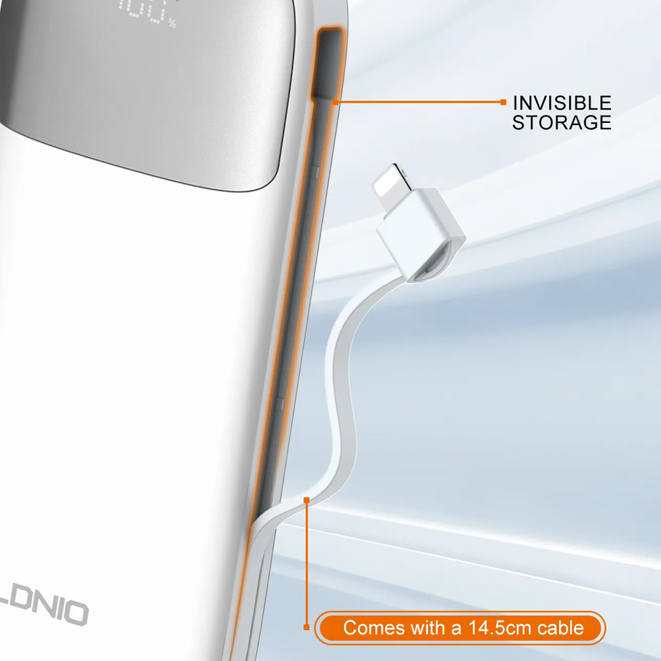 Back up baterija LDNIO PQ19 10000mAh, bela