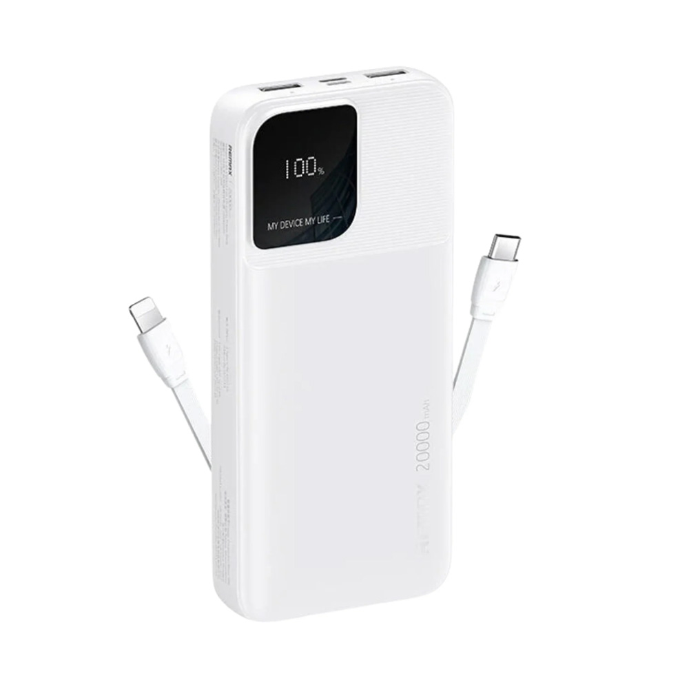 Power bank prenosiva baterija REMAX Rellaen series RPP-658 2.4A 20000mAh bela