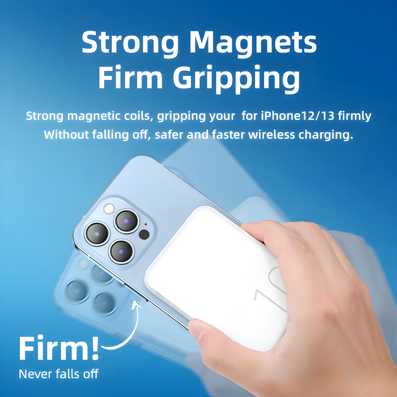 Power bank prenosiva baterija Magsafe REMAX Usion Series RPP-65 PD 20W + QC 15W Fast Charging 10000mAh ljubicasti
