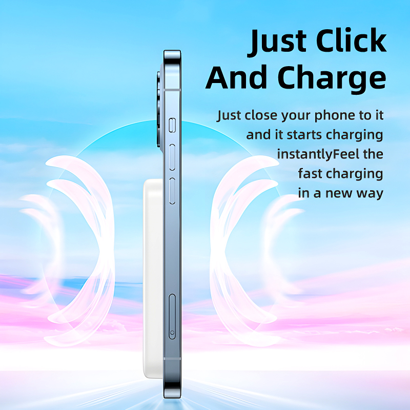 Power bank prenosiva baterija Magsafe REMAX Usion Series RPP-65 PD 20W + QC 15W Fast Charging 10000mAh plavi