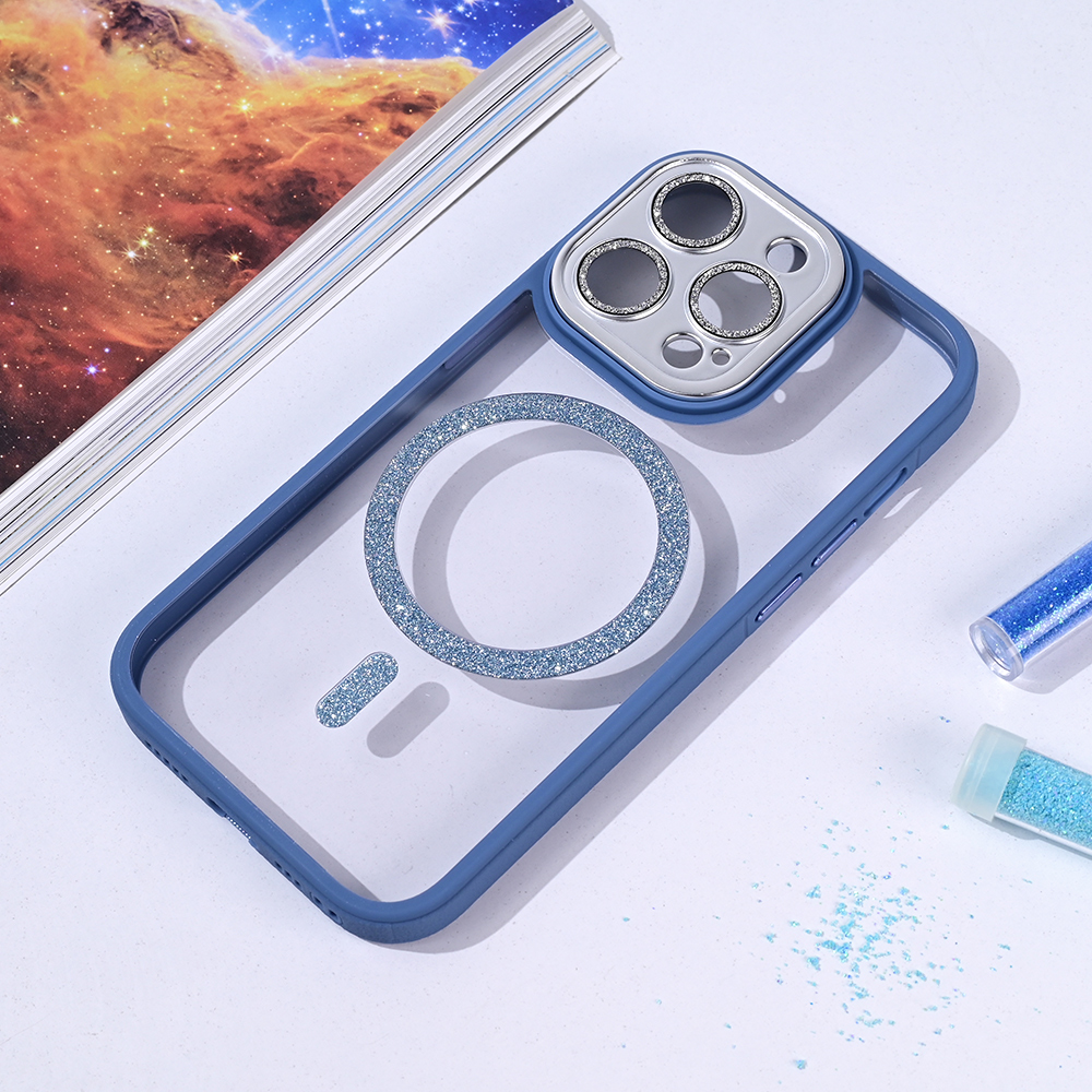 Torbica Magsafe shining za iPhone 14 Pro 6.1 svetlo plava
