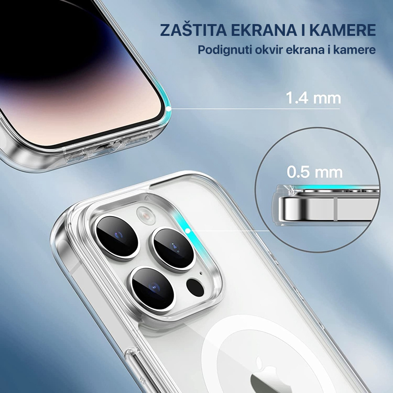 Torbica Magsafe za iPhone 13 Mini 5.4 transparent