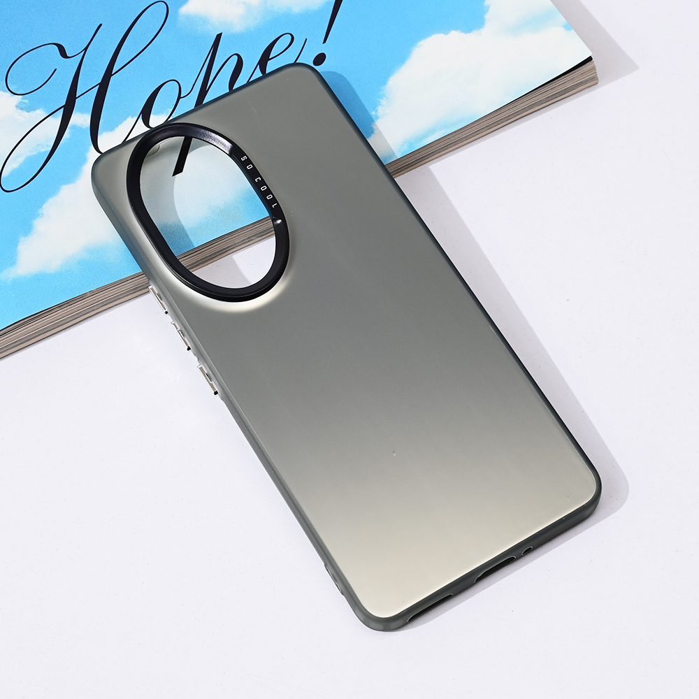Torbica Clear za Honor 200 Pro crna