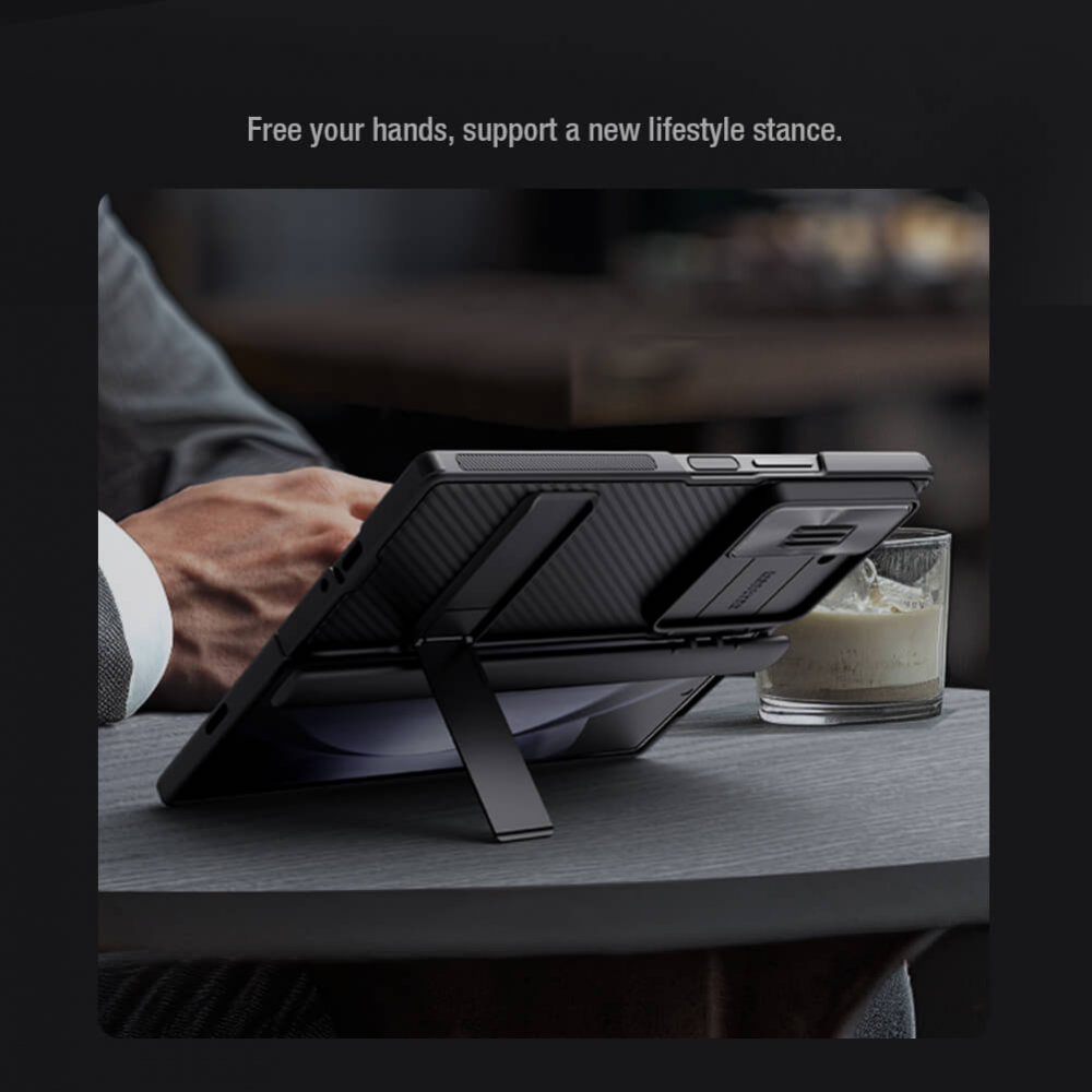 Torbica Nillkin CamShield Fold za Samsung F956B Galaxy Z Fold 6 (with stand) plava