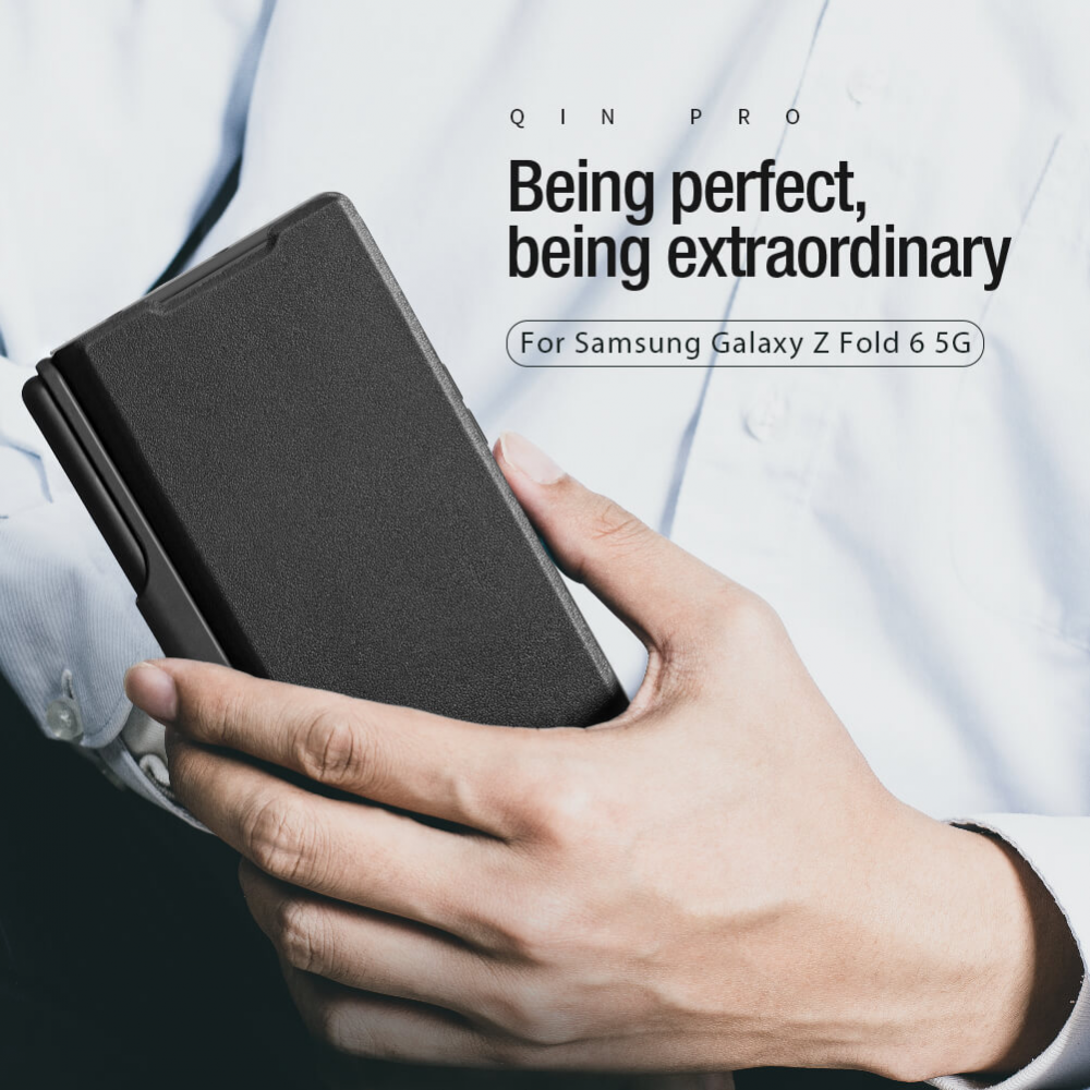 Torbica Nillkin Qin Pro Leather za Samsung F956B Galaxy Z Fold 6 crna