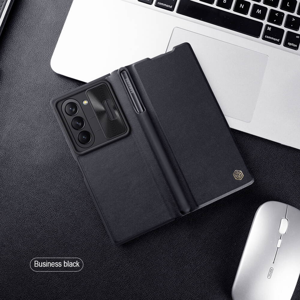 Torbica Nillkin Qin Pro Leather za Samsung F956B Galaxy Z Fold 6 crna