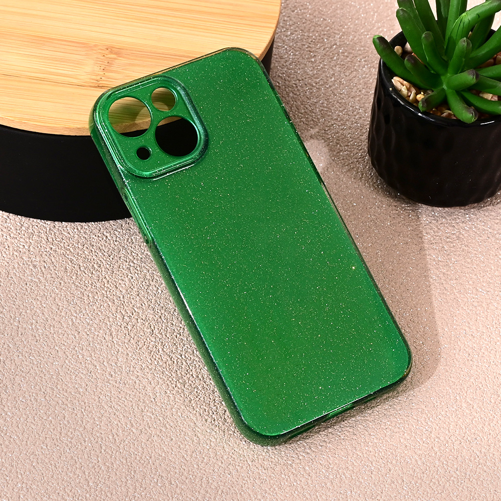 Torbica Sparkle Dust za iPhone 13 Mini 5.4 zelena