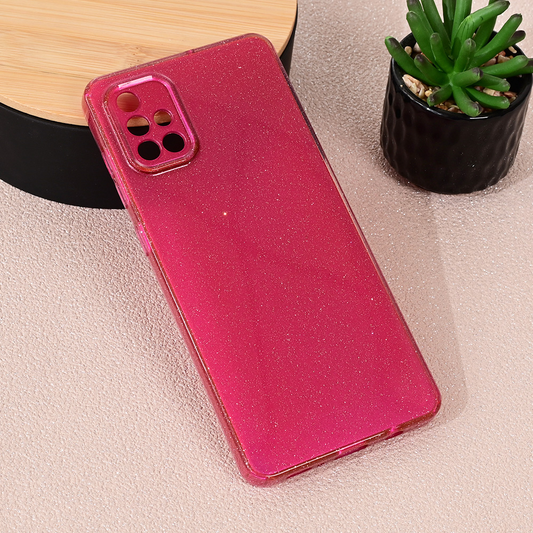 Torbica Sparkle Dust za Samsung A715F Galaxy A71 bordo