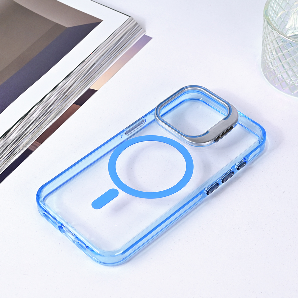 Torbica Magsafe transparent za iPhone 14 Pro 6.1 plava