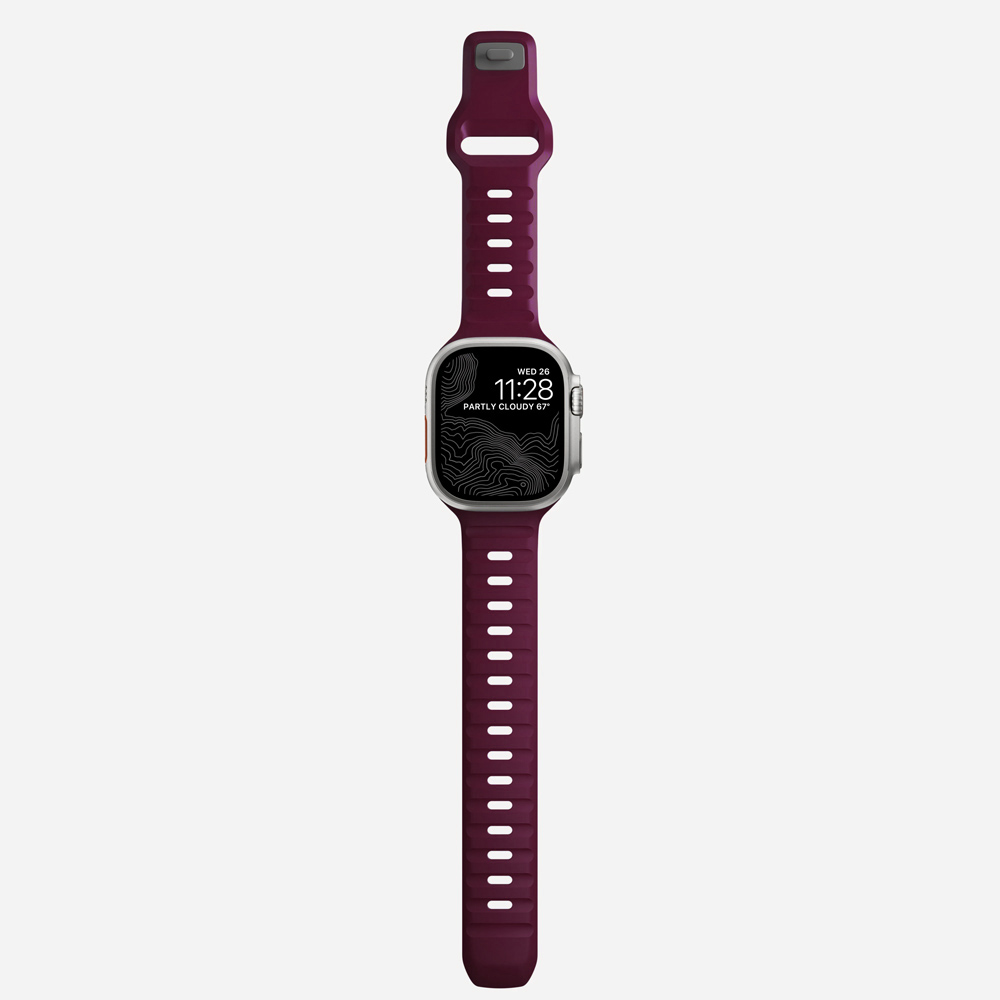 Narukvica za Apple watch 45/49mm bordo