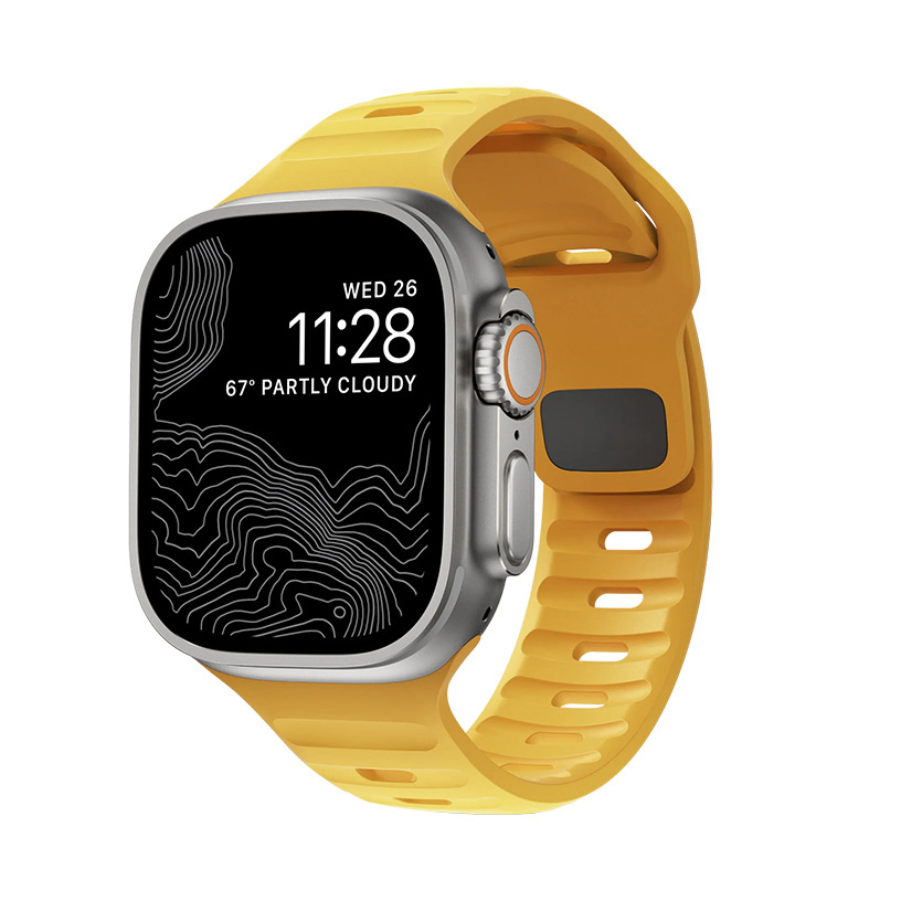 Narukvica za Apple watch 45/49mm tamno zuta