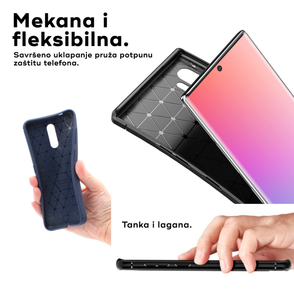 Torbica Defender Carbon za iPhone 16 Pro 6.3 crna