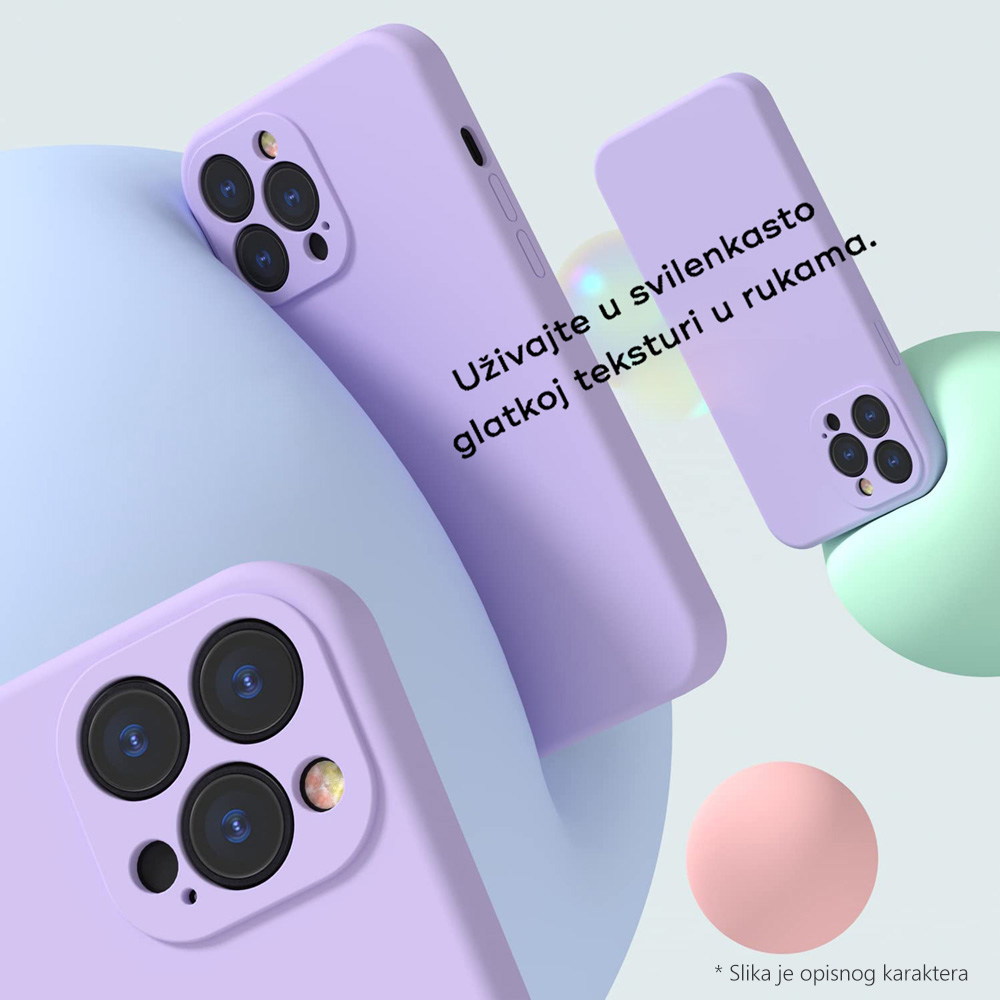 Torbica Teracell Soft Velvet za iPhone 16 Plus 6.7 ljubicasta