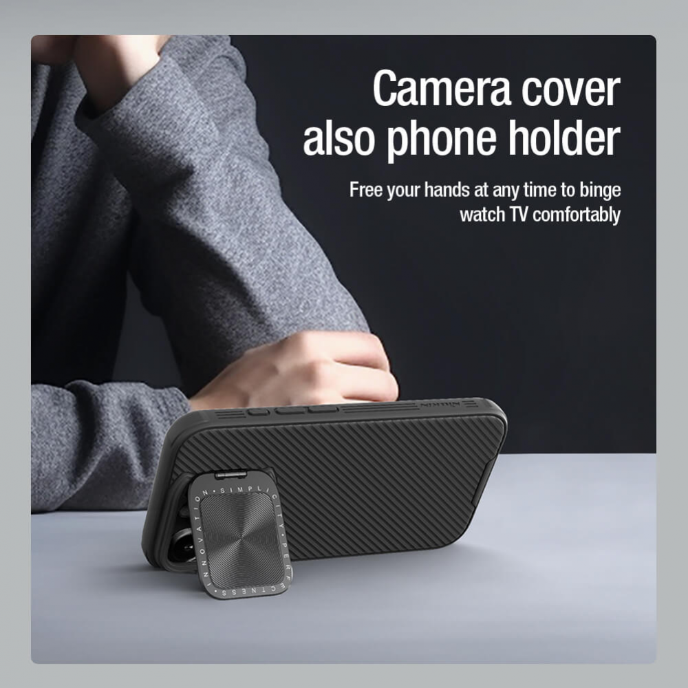 Torbica Nillkin CamShield Prop za iPhone 16 Pro 6.3 crna