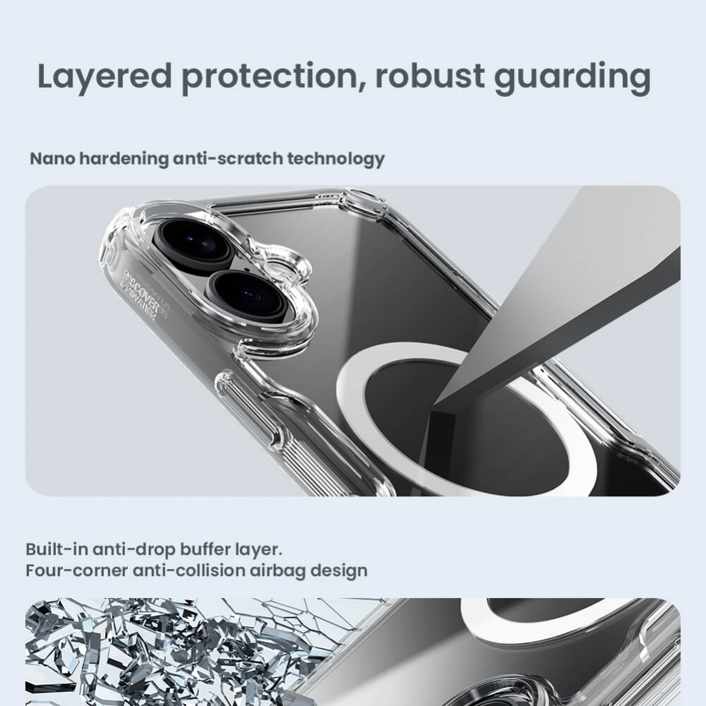 Torbica Nillkin Nature Pro Magnetic za iPhone 16 6.1 plava