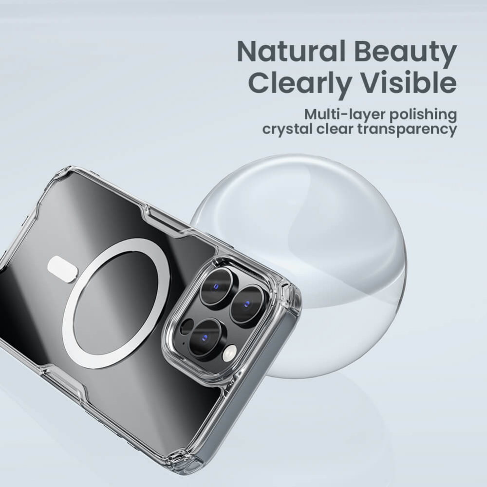 Torbica Nillkin Nature Pro Magnetic za iPhone 16 Pro 6.3 transparent