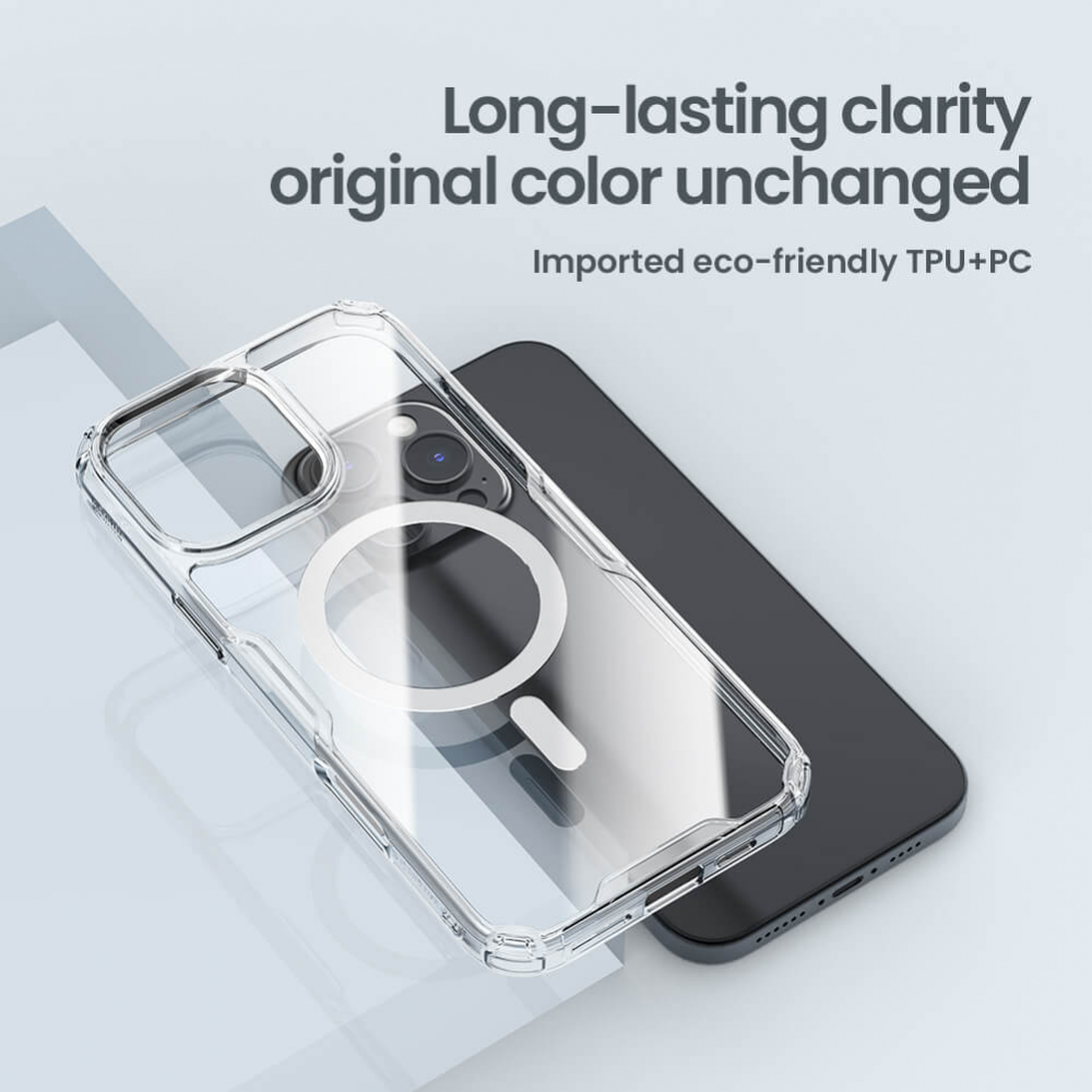 Torbica Nillkin Nature Pro Magnetic za iPhone 16 Pro 6.3 transparent