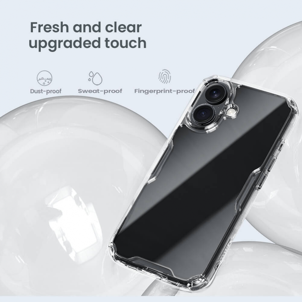 Torbica Nillkin Nature Pro za iPhone 16 Plus 6.7 transparent