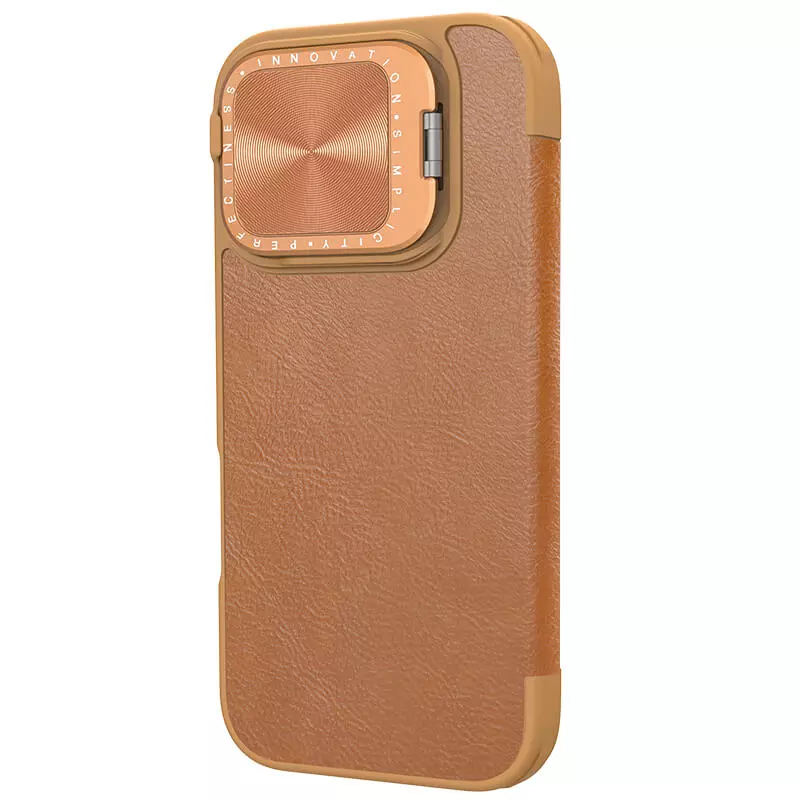 Torbica Nillkin Qin Prop za iPhone 16 Pro 6.3 braon