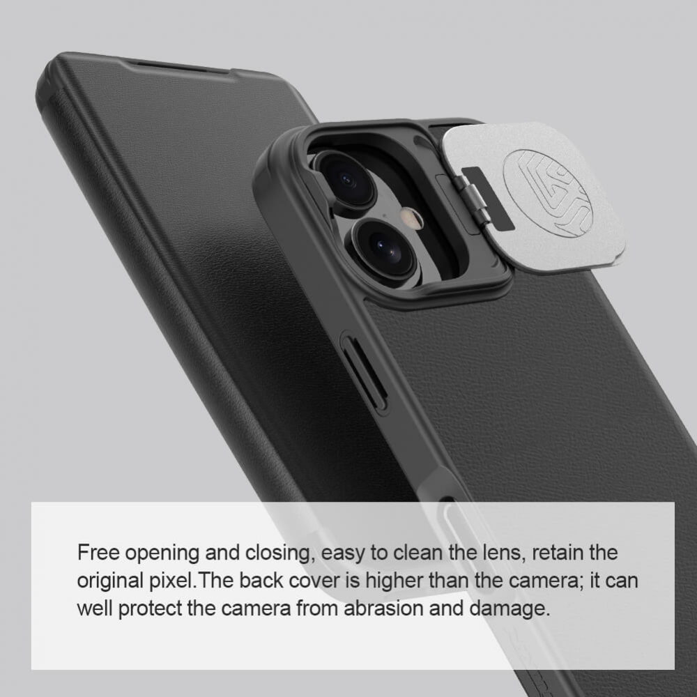 Torbica Nillkin Qin Prop za iPhone 16 6.1 crna