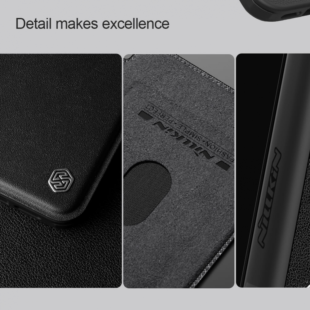 Torbica Nillkin Qin Prop za iPhone 16 Pro 6.3 braon