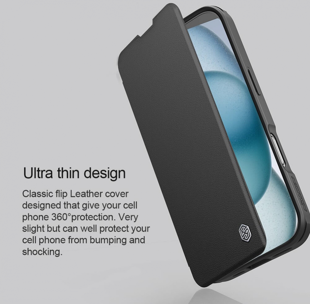 Torbica Nillkin Qin Prop za iPhone 16 Pro 6.3 crna