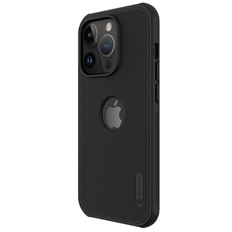 Torbica Nillkin Scrub Pro za iPhone 16 Pro 6.3 (sa otvorom za logo) crna