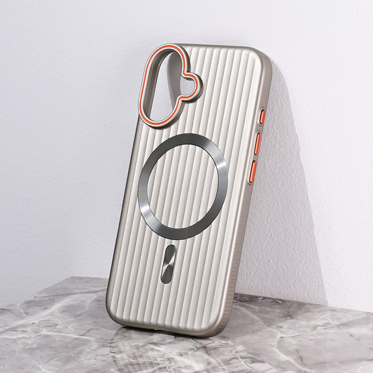 Torbica Magsafe Stripe za iPhone 16 6.1 siva