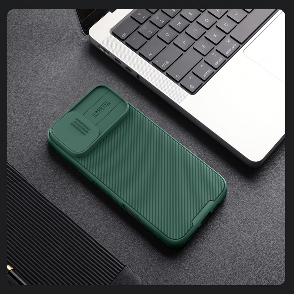 Torbica Nillkin CamShield Pro za iPhone 16 6.1 zelena