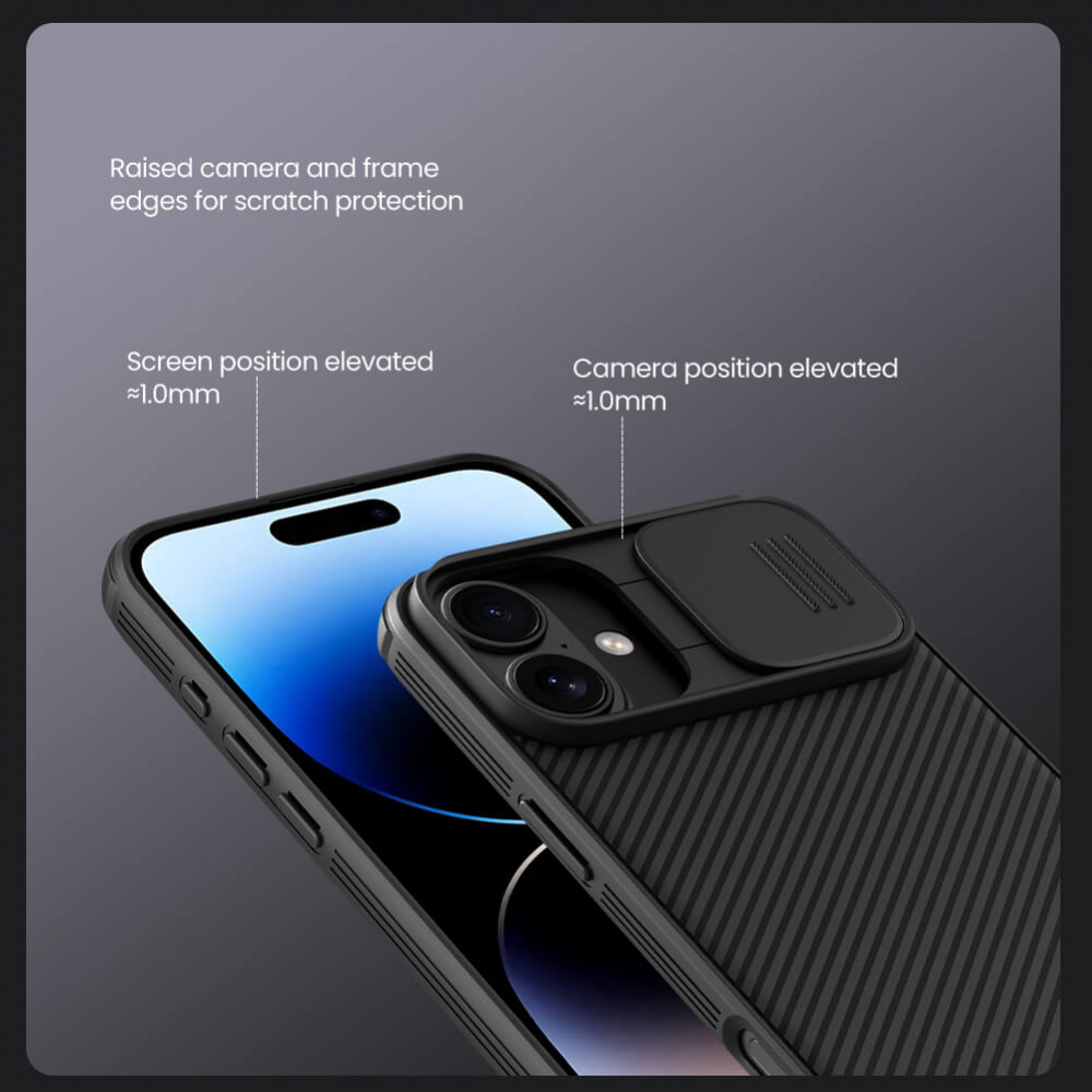 Torbica Nillkin CamShield Pro za iPhone 16 Plus 6.7 crna