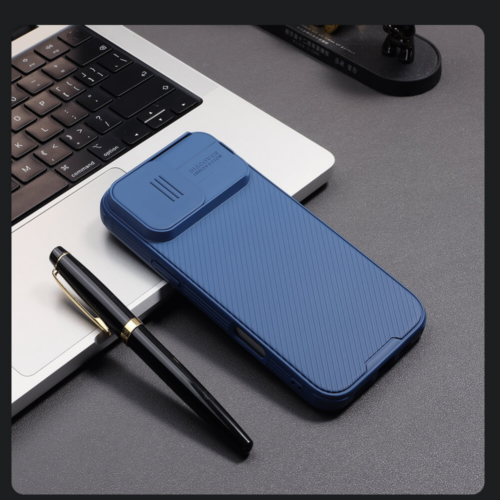 Torbica Nillkin CamShield Pro za iPhone 16 Pro 6.3 plava