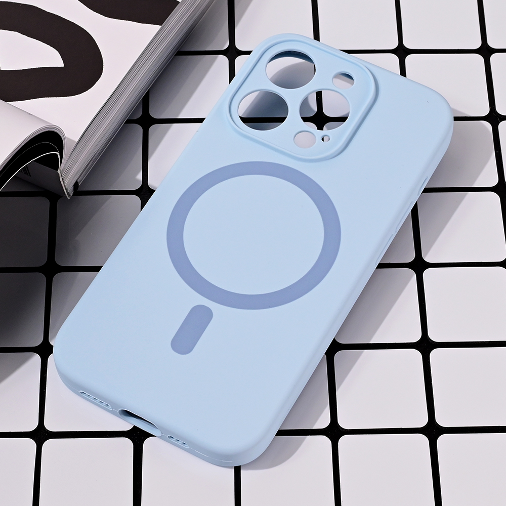 Torbica Magsafe Pure color za iPhone 13 Pro 6.1 svetlo plava