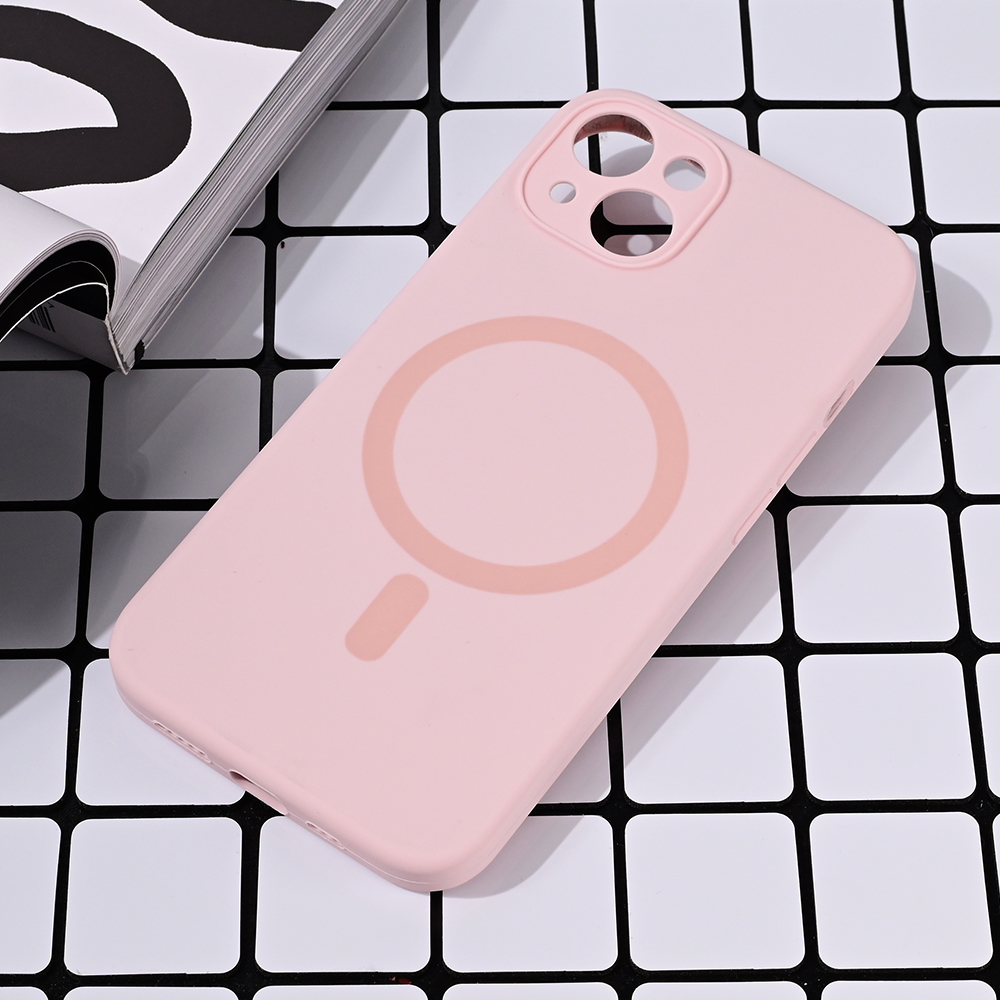 Torbica Magsafe Pure color za iPhone 15 6.1 roze