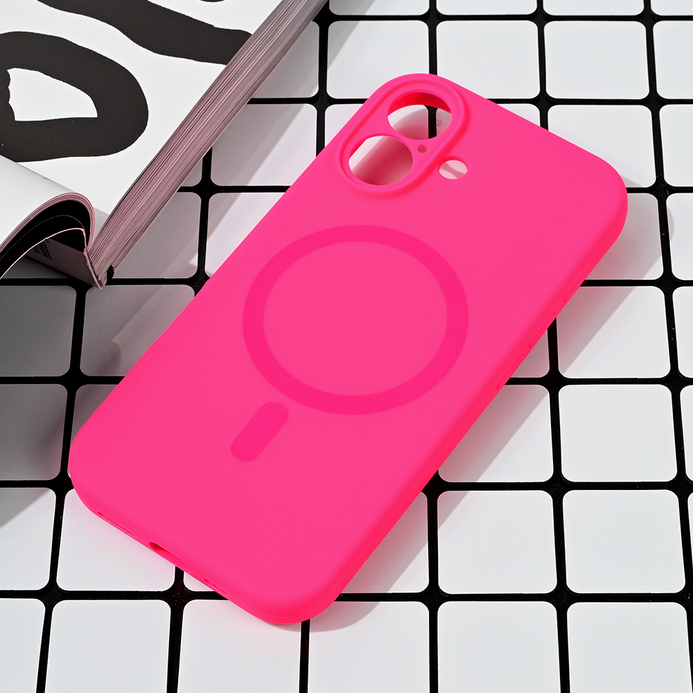 Torbica Magsafe Pure color za iPhone 16 6.1 pink