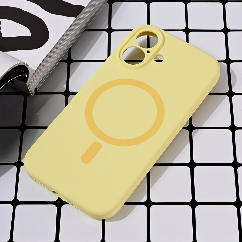 Torbica Magsafe Pure color za iPhone 16 6.1 zuta