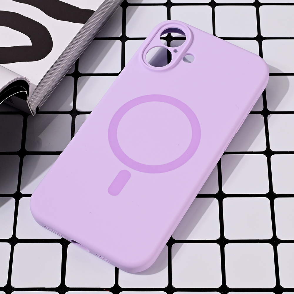 Torbica Magsafe Pure color za iPhone 16 Plus 6.7 lila