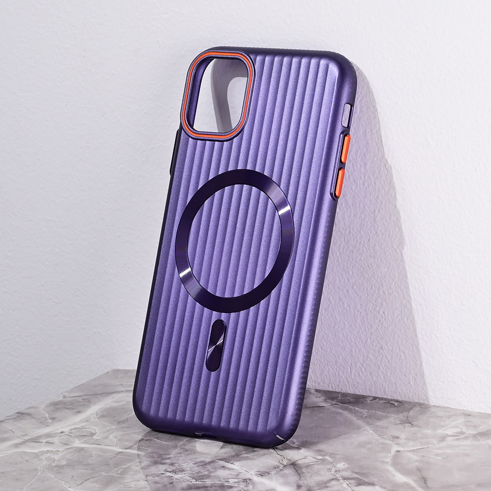 Torbica Magsafe Stripe za iPhone 11 6.1 ljubicasta