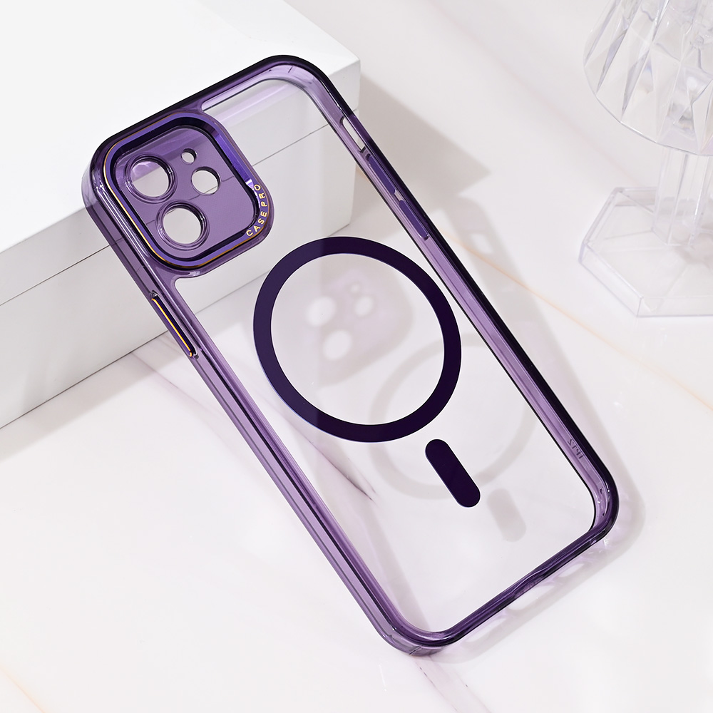 Torbica Magsafe Camera Color za iPhone 12 6.1 ljubicasta