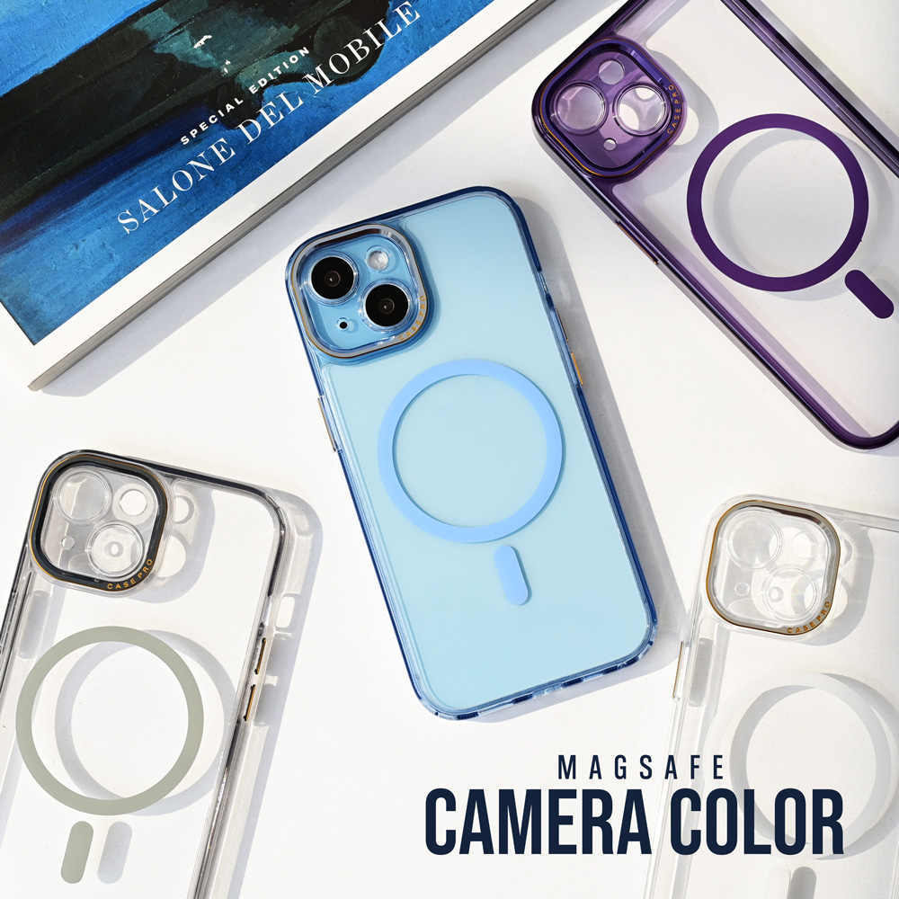 Torbica Magsafe Camera Color za iPhone 15 Pro 6.1 plava