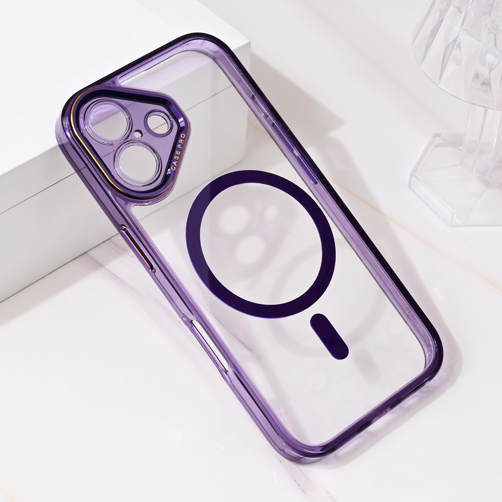 Torbica Magsafe Camera Color za iPhone 16 6.1 ljubicasta