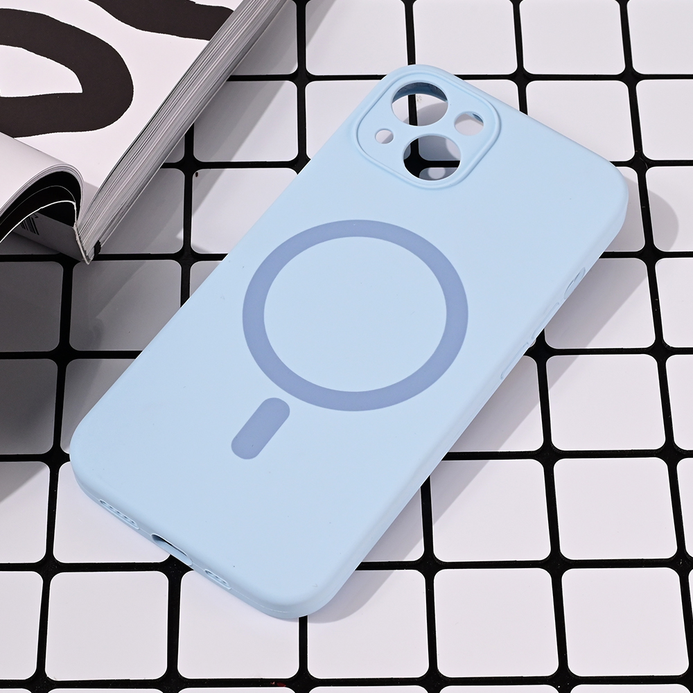 Torbica Magsafe Pure color za iPhone 13 6.1 svetlo plava