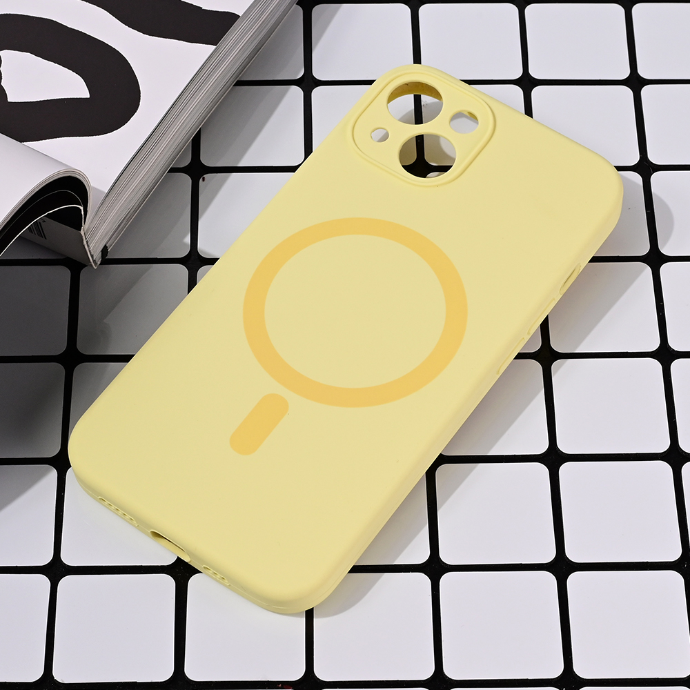 Torbica Magsafe Pure color za iPhone 13 6.1 zuta
